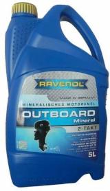 Моторное масло Ravenol Outboard мин 2t для плм 5л