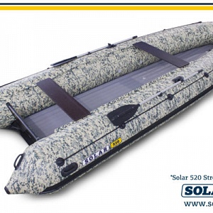 Лодка надувная моторная SOLAR-520 Strela Jet tunnel